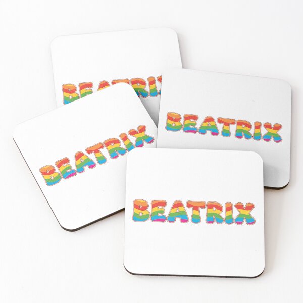 Item preview, ❤️ Beatrix Personalized Name Wavy Retro Shirt, Coffee Mug, Sticker Gift designed and sold by HelixPedia.
