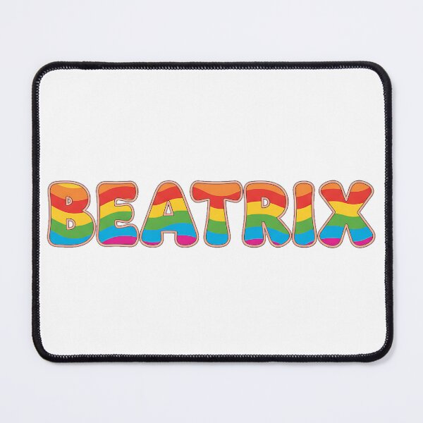 Item preview, ❤️ Beatrix Personalized Name Wavy Retro Shirt, Coffee Mug, Sticker Gift designed and sold by HelixPedia.