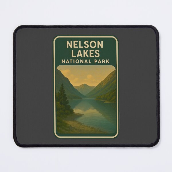 Item preview, New Zealand National Parks Art: Nelson Lakes designed and sold by PinUpPizzazz.