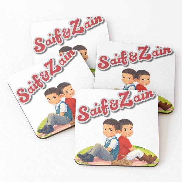 Item preview, Saif & Zain Picnic Friendship designed and sold by KiddyCanvas.