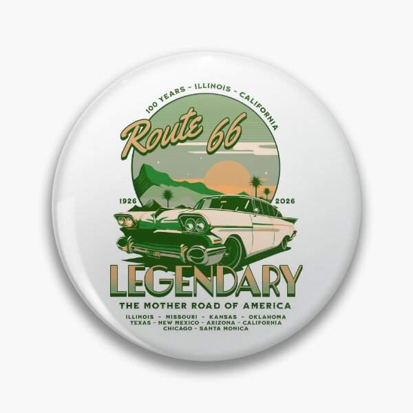 Item preview, Route 66 - 100 Years of Legendary - 1926-2026 - The Mother Road of America - Deep Wood Edition designed and sold by RMD-Design.