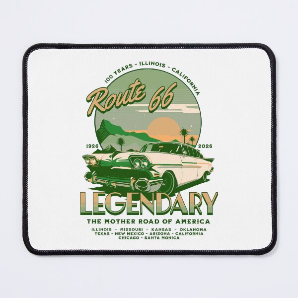 Item preview, Route 66 - 100 Years of Legendary - 1926-2026 - The Mother Road of America - Deep Wood Edition designed and sold by RMD-Design.