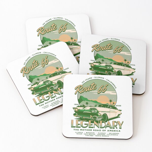 Item preview, Route 66 - 100 Years of Legendary - 1926-2026 - The Mother Road of America - Deep Wood Edition designed and sold by RMD-Design.