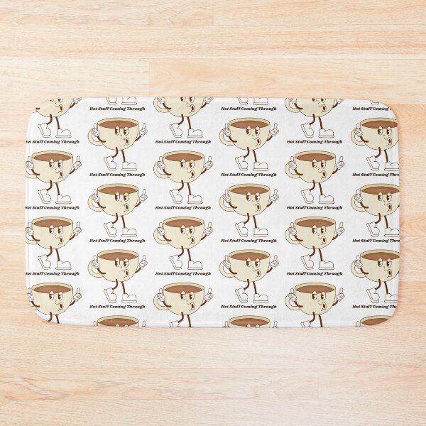 Item preview, Hot Stuff Coming Through - Retro Vintage Cartoon Coffee Cup designed and sold by InfiniteOrbit.