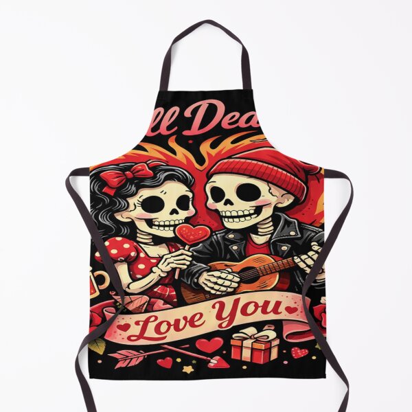 Item preview, Till Death, Love Forever – Cute Skeleton Couple Valentine Art designed and sold by artistworks512.