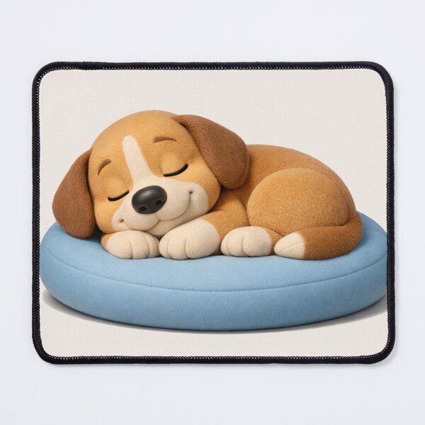 Item preview, Cozy Puppy Home Comfort – Sleeping Dog 3D Art designed and sold by dogmomtees.