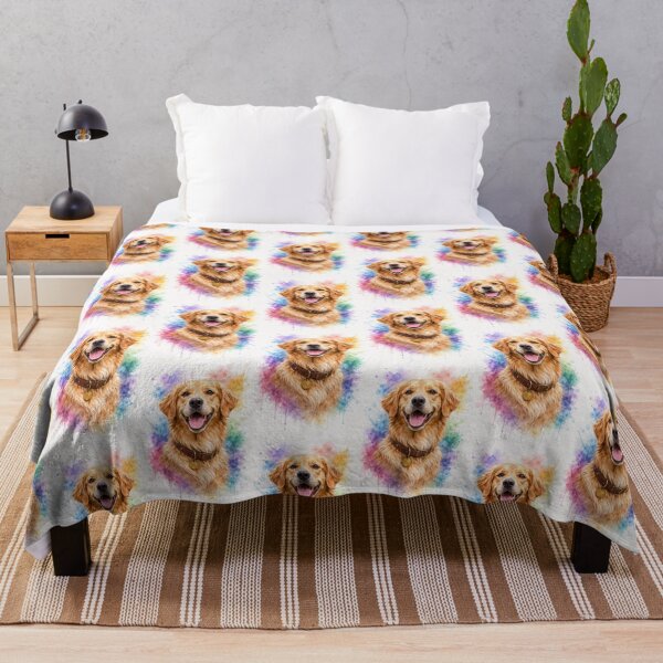 Item preview, Golden retriever watercolor designed and sold by SL-4RTS.