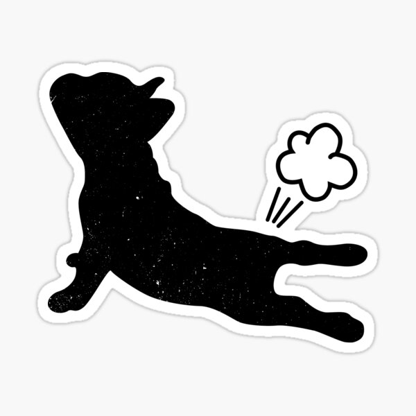 Frenchie Doing Yoga Sticker