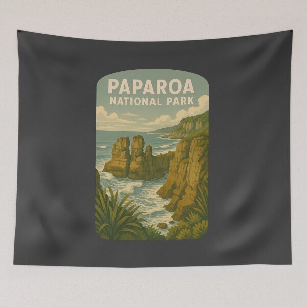 Item preview, New Zealand National Parks Art: Paparoa designed and sold by PinUpPizzazz.