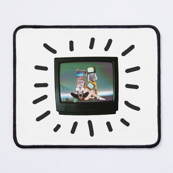 Item preview, Retro TV Head Surreal Art Collage – CRT Screen Society designed and sold by ketchupee.