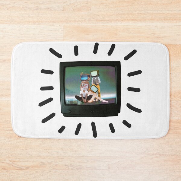 Item preview, Retro TV Head Surreal Art Collage – CRT Screen Society designed and sold by ketchupee.