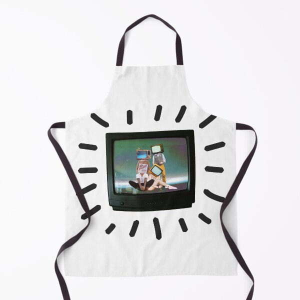 Item preview, Retro TV Head Surreal Art Collage – CRT Screen Society designed and sold by ketchupee.