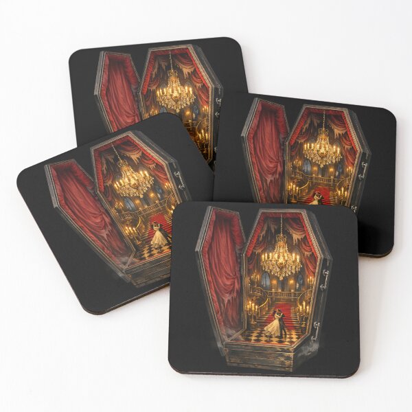 Item preview, Till Death Do Us Dance — Gothic Romance Inside a Coffin Ballroom designed and sold by Mouraludia.