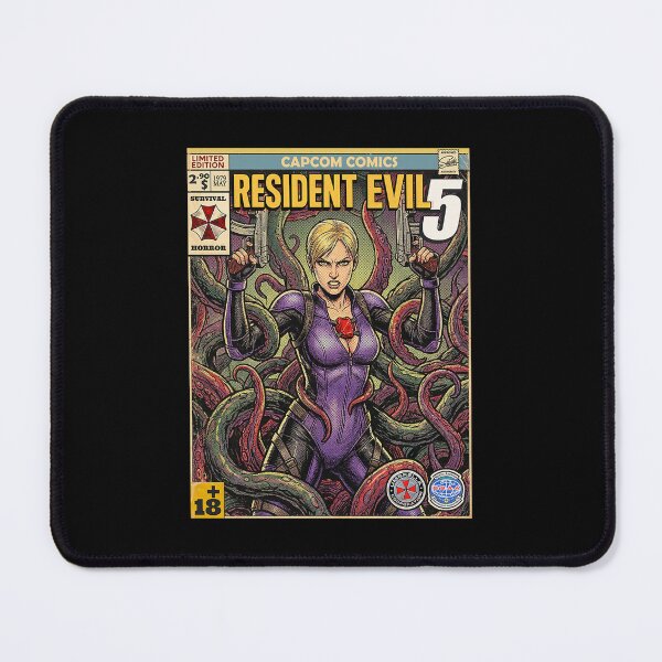 Item preview, Resident Evil 5 Jill Valentine Comic Cover Gaming Art designed and sold by CEASiGifts.