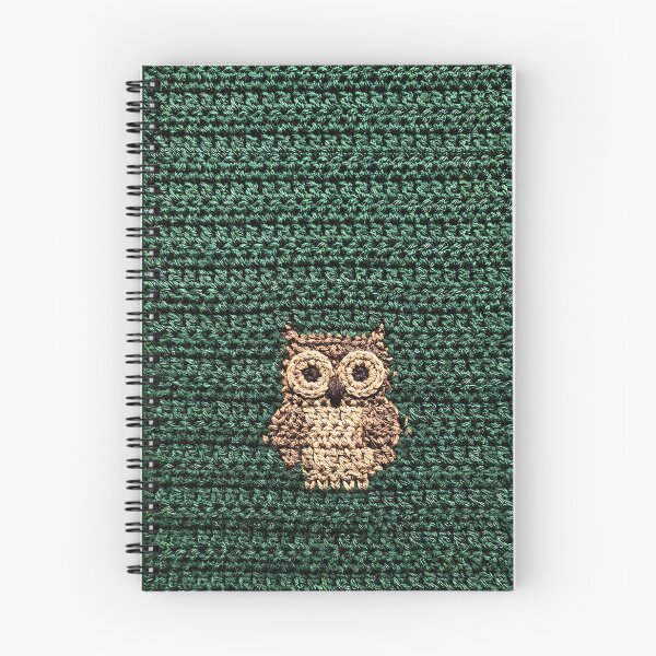 Item preview, Cute Brown Crochet Owl Green designed and sold by TackyTime.