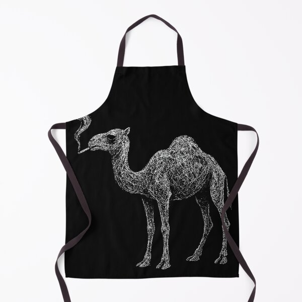 Item preview, Smoking Funny Camel – Dark Surreal Desert Illustration designed and sold by Mortisigil.