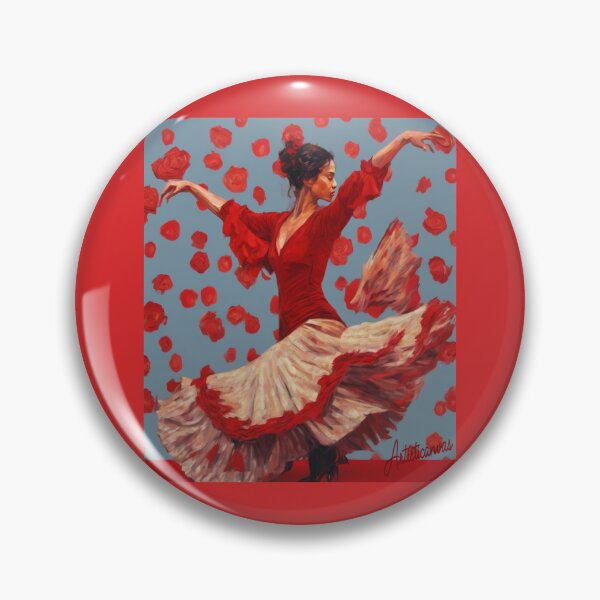 Item preview, "Flamenco Passion: Dance of Elegance" designed and sold by Artisticanvas.