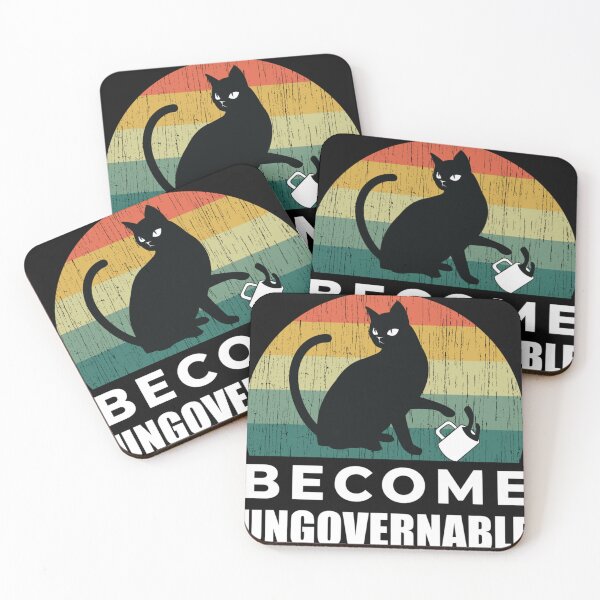 Item preview,  Become Ungovernable Cat Drink designed and sold by matthewgeraci.
