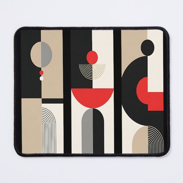 Item preview, Modern Abstract Geometric Bauhaus Art – Minimal Shapes & Bold Color Blocks designed and sold by Dhakagallere.