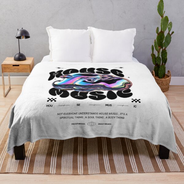 Item preview, HOUSE MUSIC - Y2K Liquid Metal (Black) designed and sold by Discothreadz.