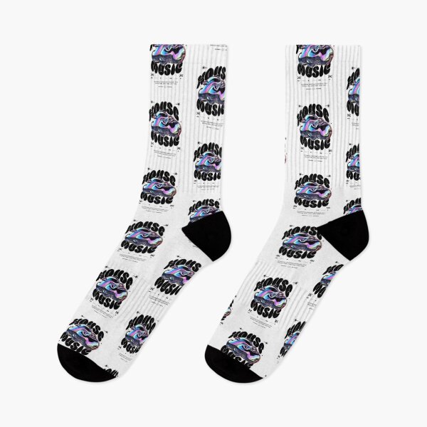 Item preview, HOUSE MUSIC  - Y2K Liquid Metal (Black)  designed and sold by Discothreadz.