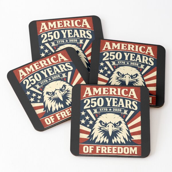 Item preview, America 250 years of freedom  designed and sold by FatBirdie.