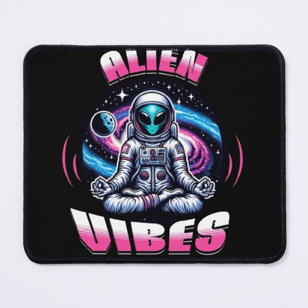 Item preview, Meditating Alien Cosmic Vibes Tee designed and sold by RAIZX.
