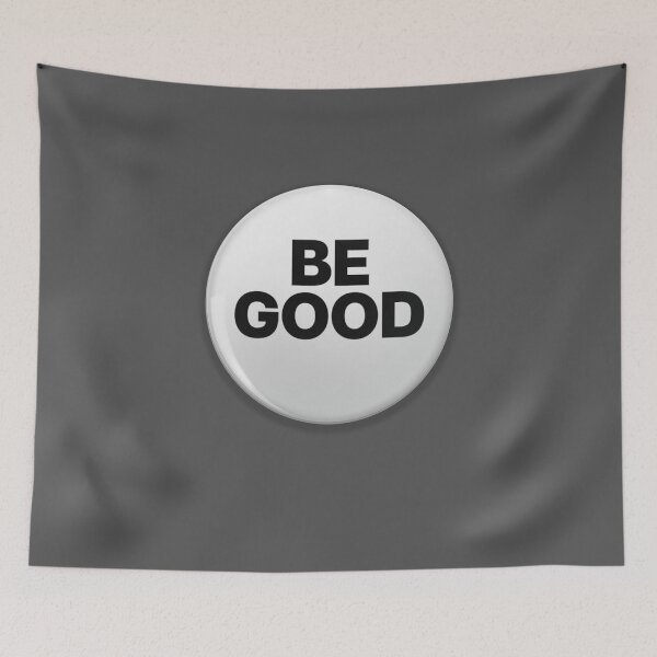 Item preview, BE GOOD button designed and sold by Ghoul Enterprises.