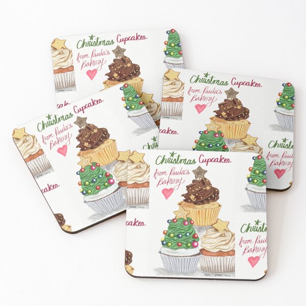 Item preview, Christmas Cupcakes by Paula C. Jensen, 2026. designed and sold by PollywogDesigns.