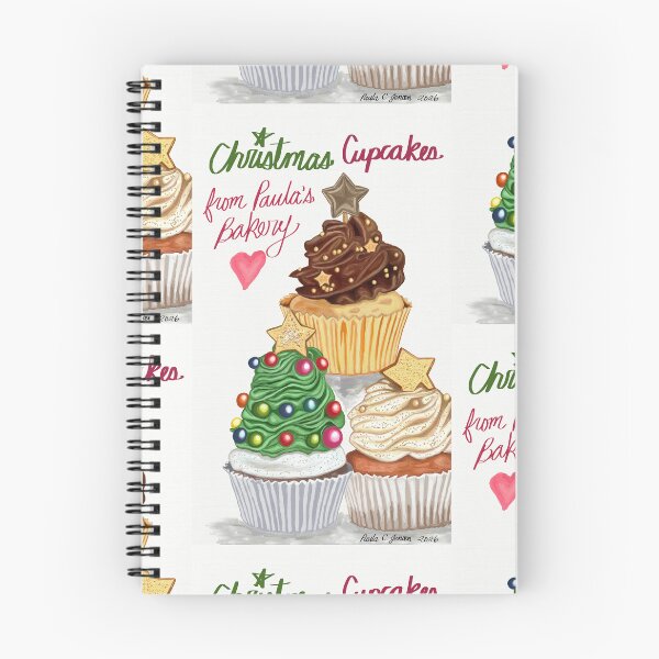 Item preview, Christmas Cupcakes by Paula C. Jensen, 2026. designed and sold by PollywogDesigns.