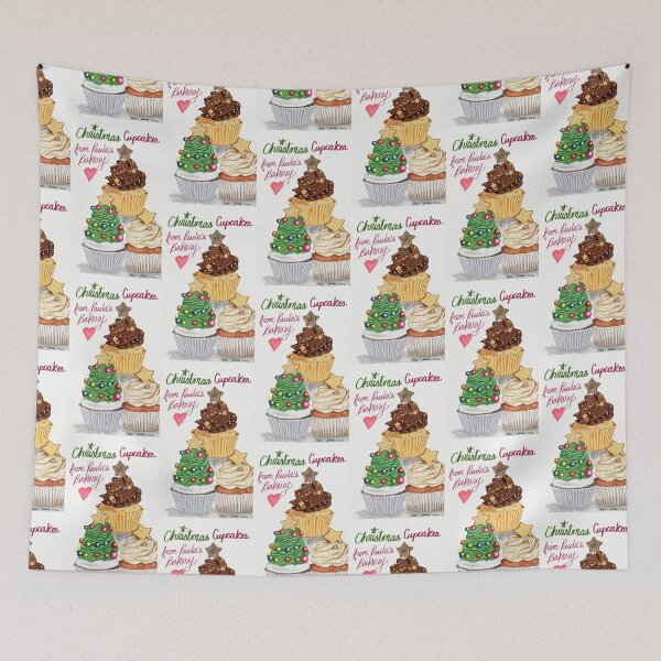 Item preview, Christmas Cupcakes by Paula C. Jensen, 2026. designed and sold by PollywogDesigns.
