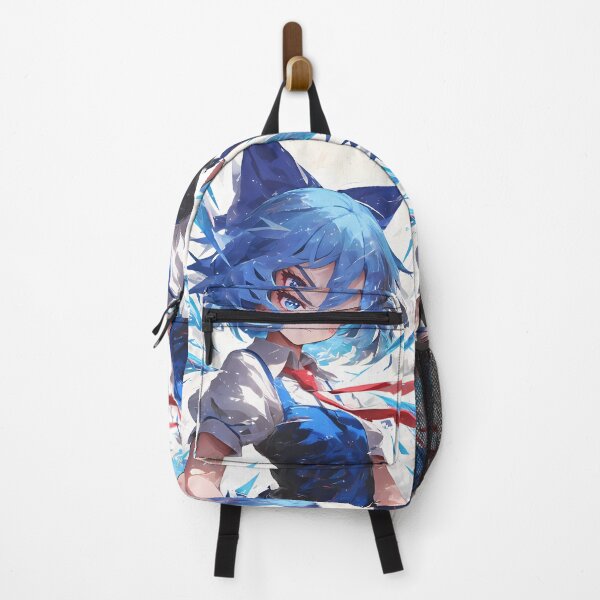 Item preview, Anime Fierce Cirno Touhou icy blue anime energetic freezing elemental power designed and sold by CarlosBender.