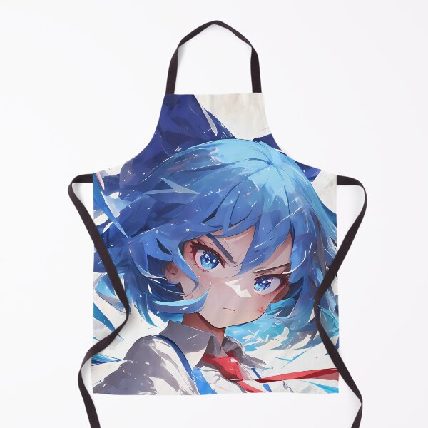 Item preview, Anime Fierce Cirno Touhou icy blue anime energetic freezing elemental power designed and sold by CarlosBender.