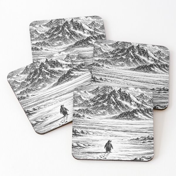 Item preview, Lone Penguin Walking Into the Frozen Unknown designed and sold by gringoods.