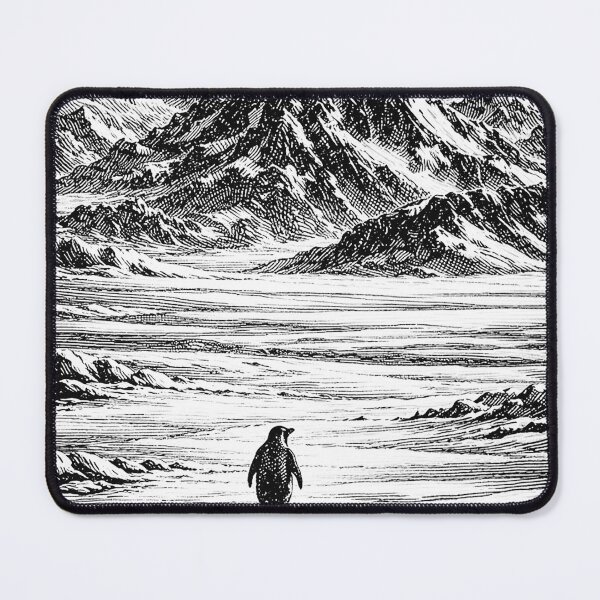 Item preview, Lone Penguin Walking Into the Frozen Unknown designed and sold by gringoods.