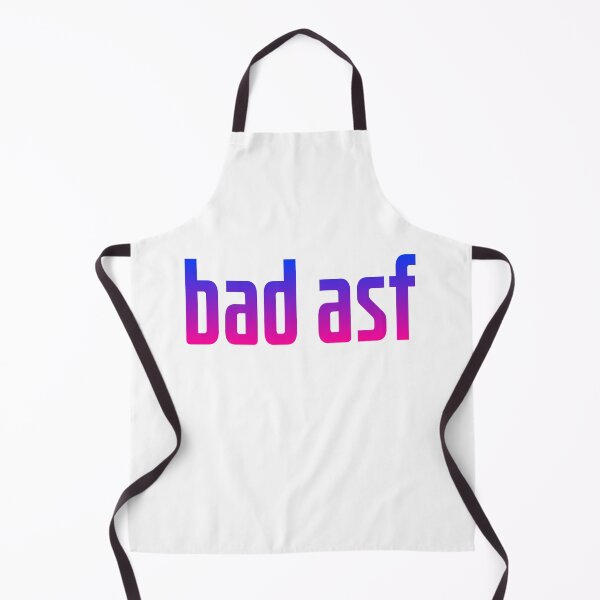 Item preview, bad asf, pink and blue designed and sold by Memes N Lore .