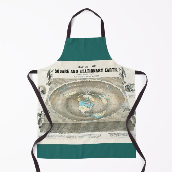 Item preview, Flat Earth Map Science Denial MAGA Anti-Vax designed and sold by Henry Nelson Design.