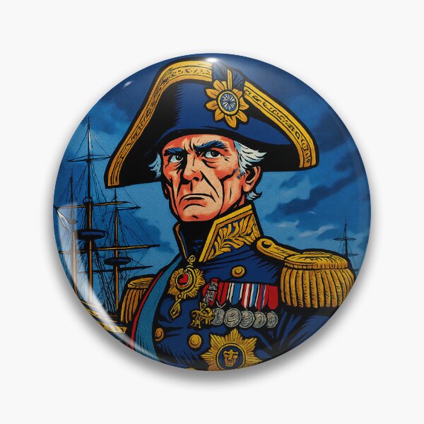 Item preview, Admiral Horatio Nelson – British Naval Hero Art designed and sold by EASNFTCOL.