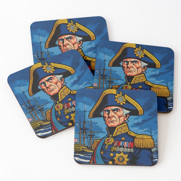 Item preview, Admiral Horatio Nelson – British Naval Hero Art designed and sold by EASNFTCOL.
