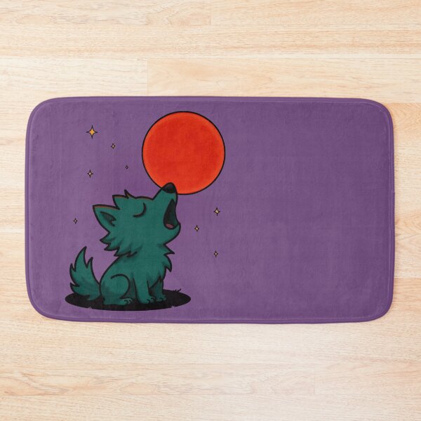 Item preview, Wolfie Red Moon designed and sold by AuroraTenebris.