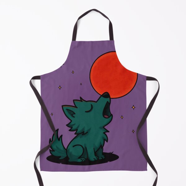 Item preview, Wolfie Red Moon designed and sold by AuroraTenebris.