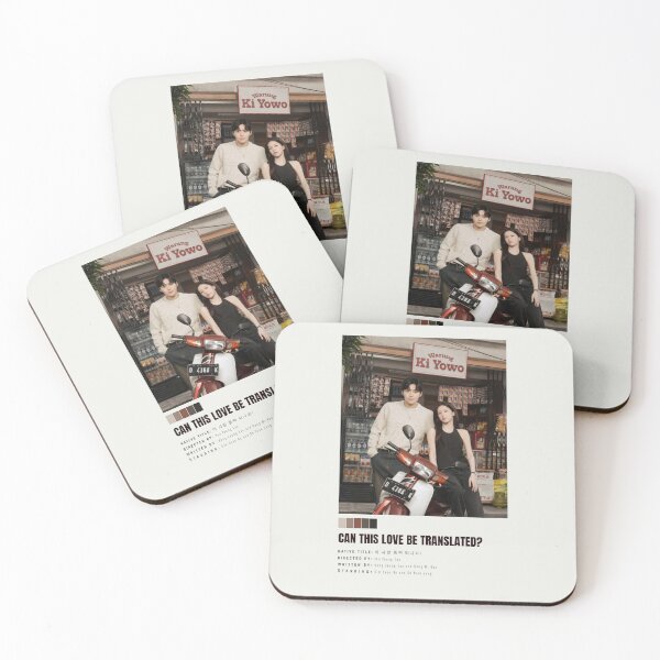 Item preview, Can This Love Be Translated? Kdrama Poster designed and sold by Weird Unicorn.