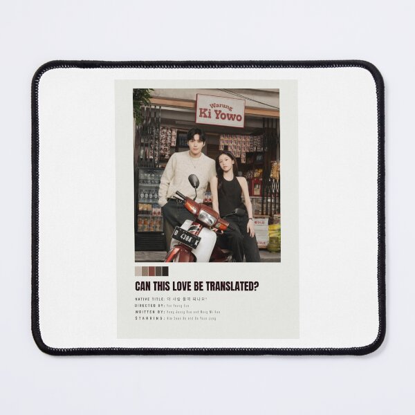 Item preview, Can This Love Be Translated? Kdrama Poster designed and sold by Weird Unicorn.