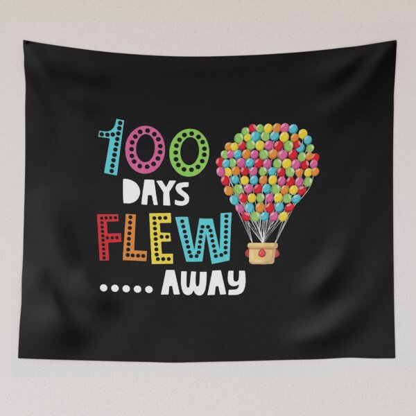 Item preview, 100th Days Of School Balloons 100 Days Flew Away Students designed and sold by JenniferHoust64.