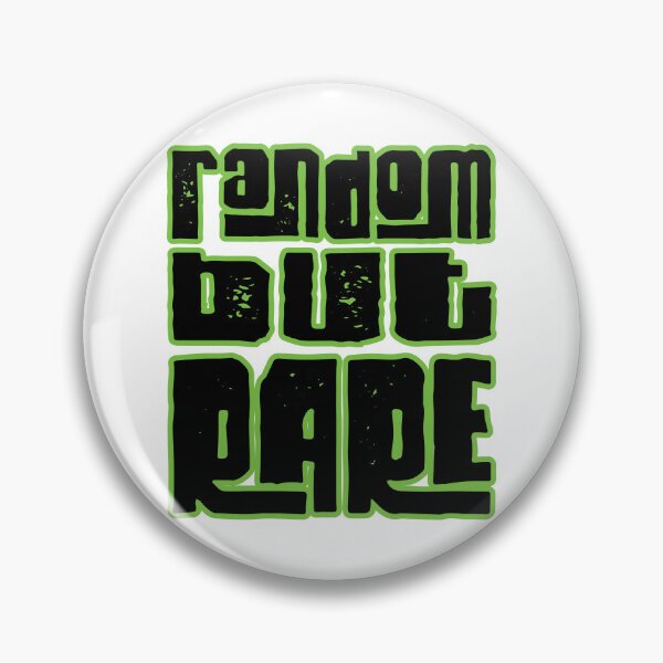 Item preview, Random But Rare - Bold Streetwear Aesthetic Distressed Quote designed and sold by ketchupee.