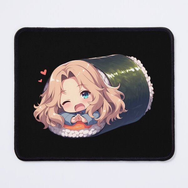 Item preview, Playful Kay Girls Und Panzer Chibi Sushi Anime Girl designed and sold by CarlosBender.