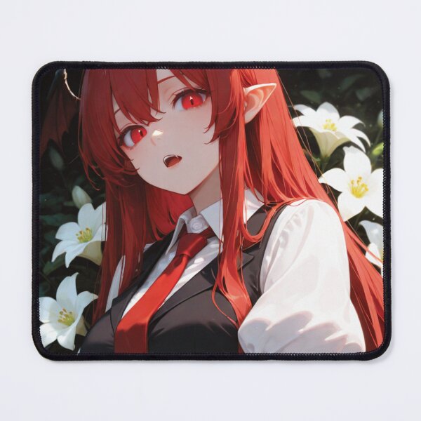 Item preview, Red Haired Succubus with White Lilies designed and sold by Paranoia..