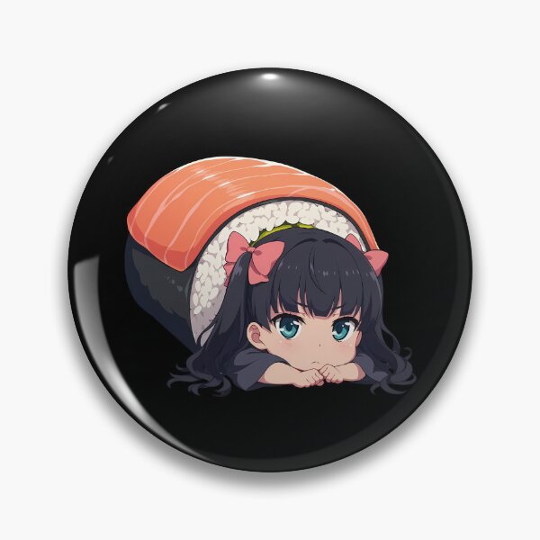 Item preview, Saten Ruiko Cute Sushi Chibi Kawaii A Certain Scientific Railgun Anime designed and sold by CarlosBender.