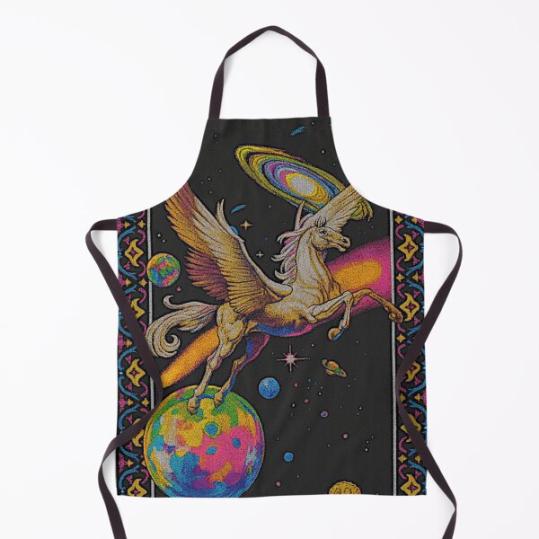 Item preview, Pegasus Cosmic Flight Tapestry – Mythical Steed in Outer Space designed and sold by LuxuryApparels.