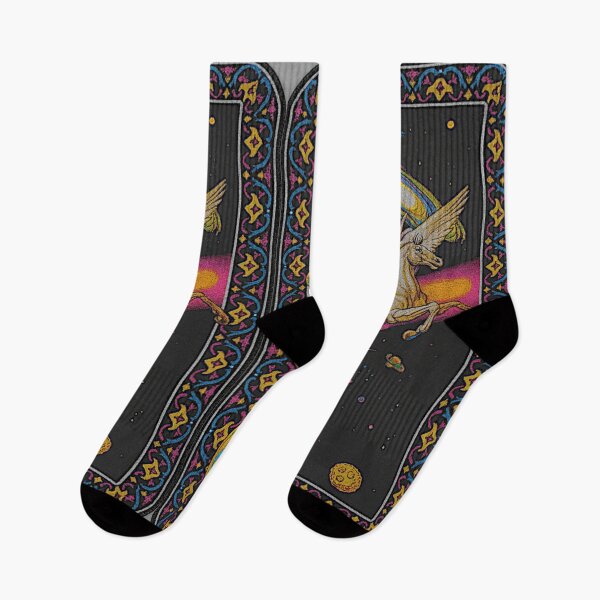 Item preview, Pegasus Cosmic Flight Tapestry – Mythical Steed in Outer Space designed and sold by LuxuryApparels.